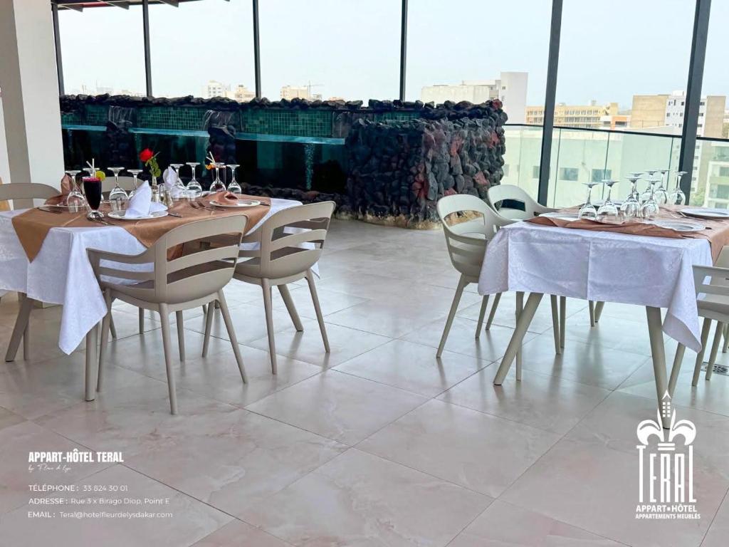 Espace de restauration d’un hôtel à Dakar